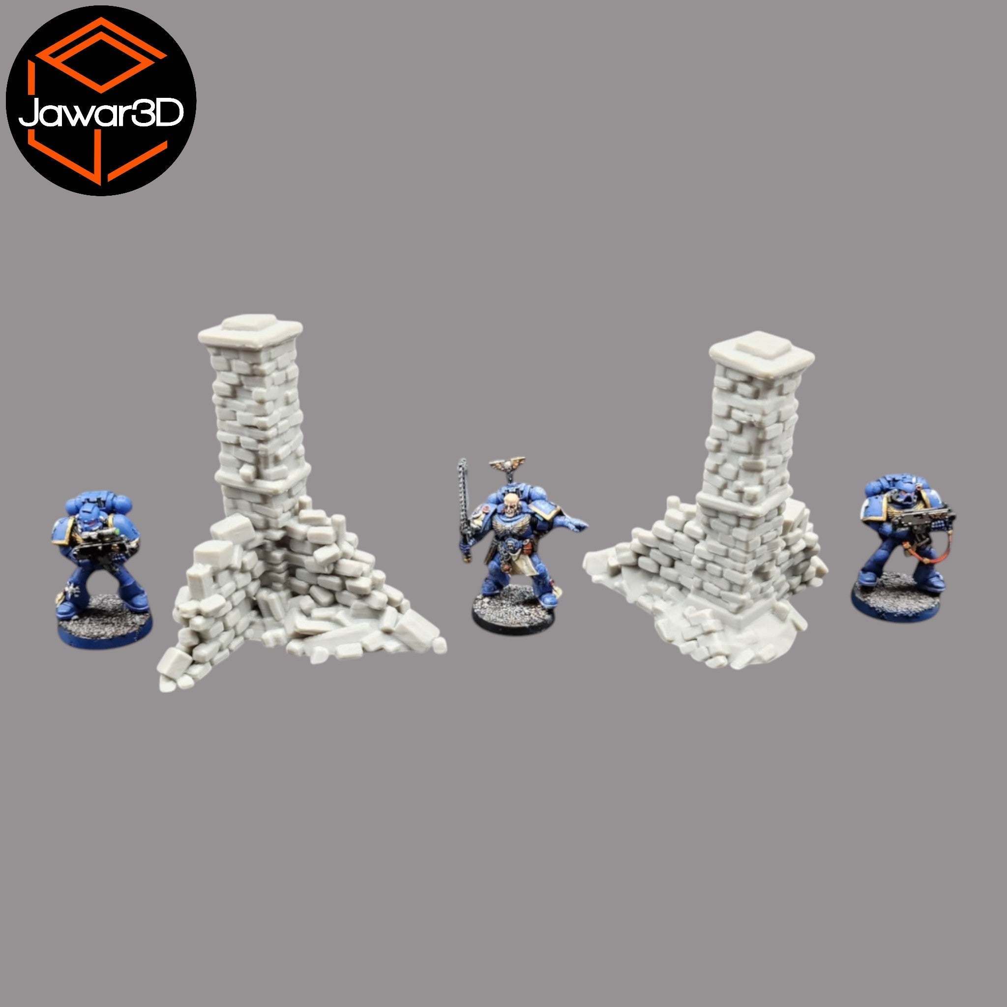 Crumbling Ruins #16 - 28mm Wargaming Scatter Terrain Scenery Tabletop Miniature