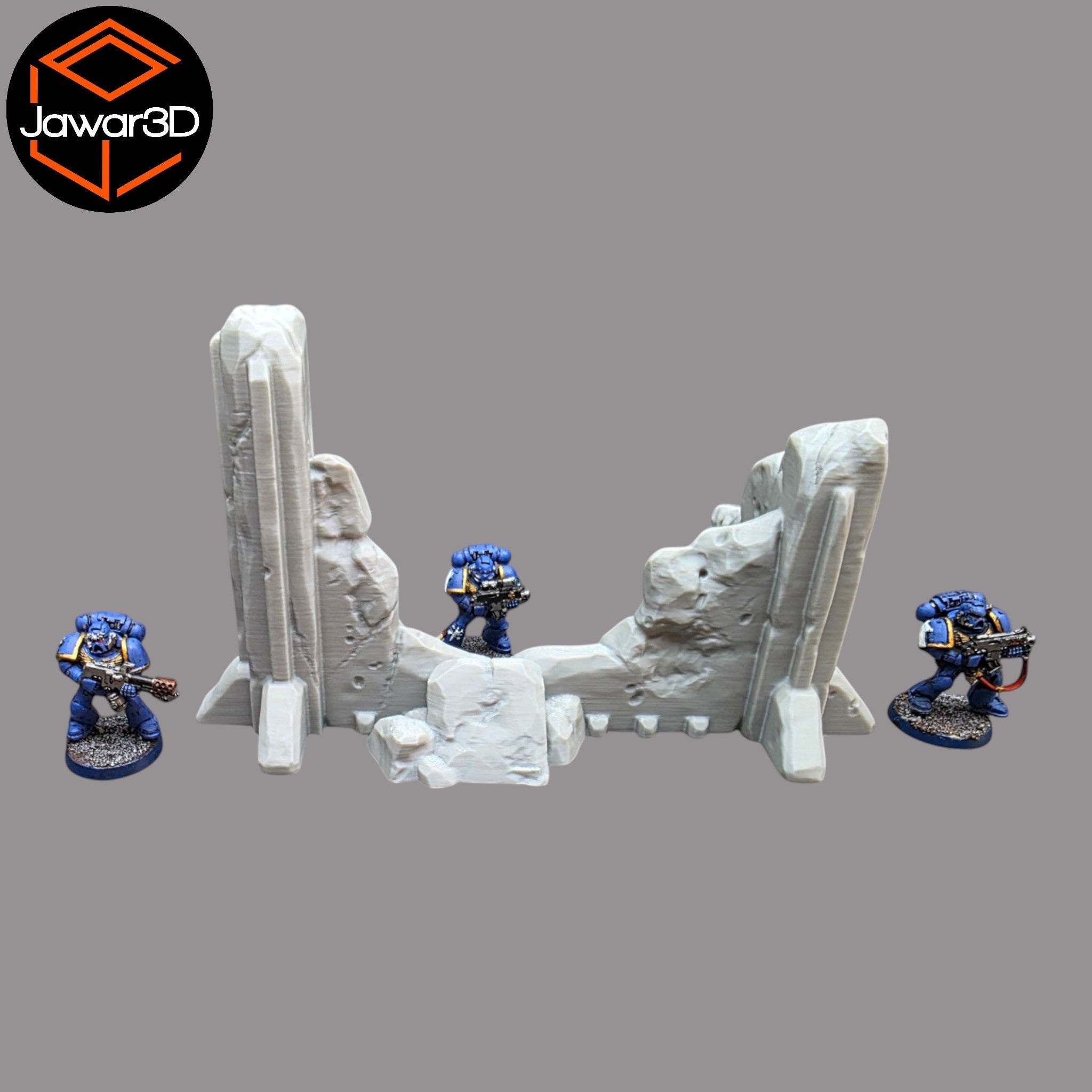 Debris Building 2 - 28mm Wargaming Scatter Terrain Scenery Tabletop Miniature