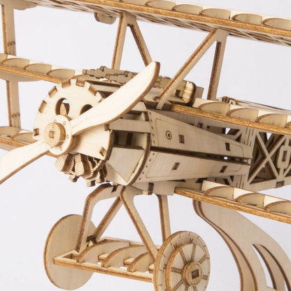 Airplane Bi-Plane TG301 3D Wooden Puzzle
