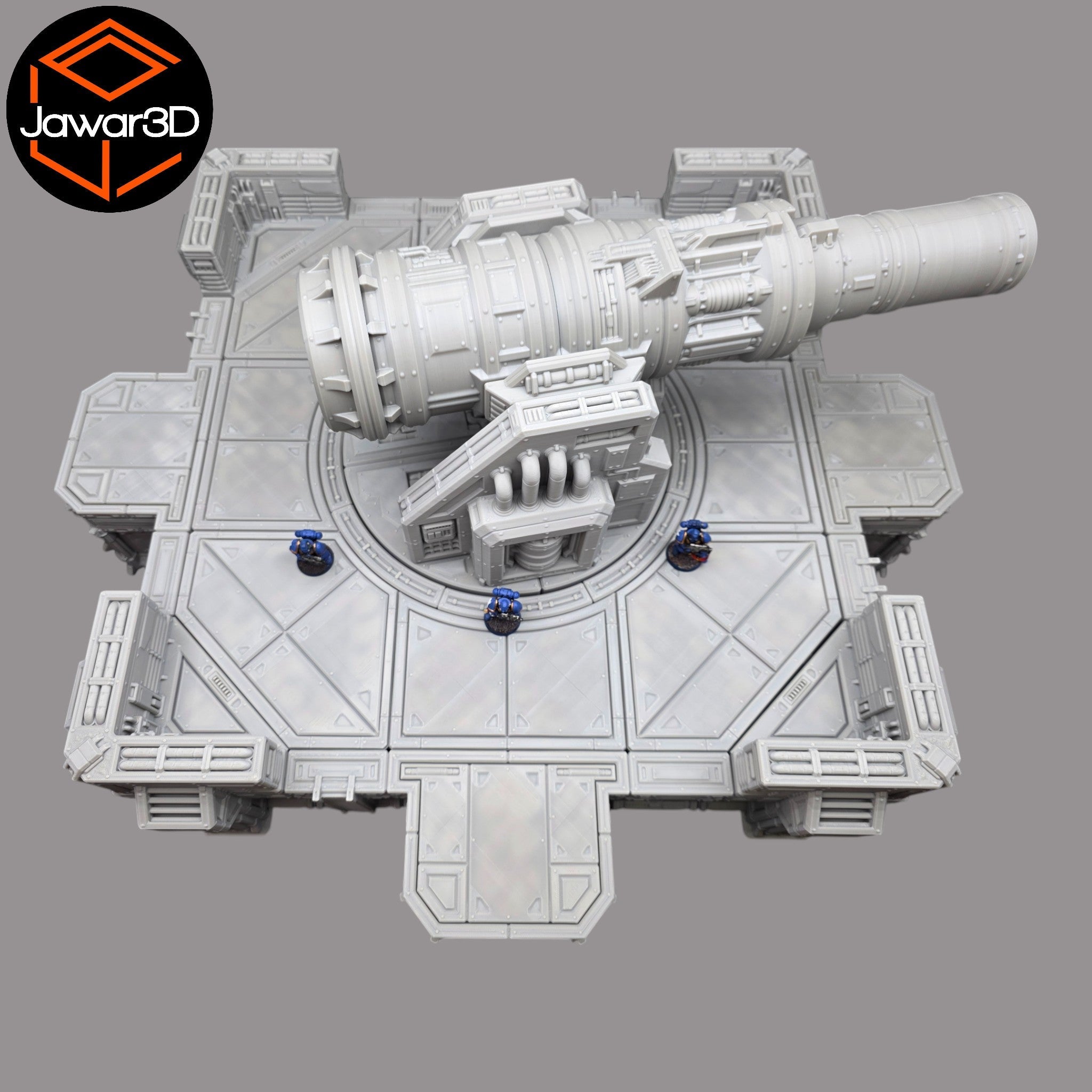 Big Gun Platform #1 - 28mm Wargaming Scatter Terrain Scenery Tabletop Miniature