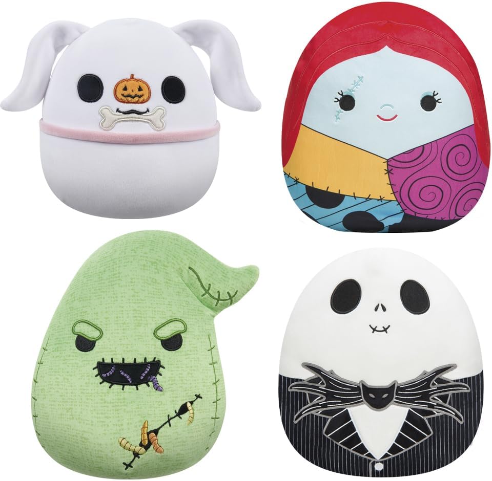 Squishmallows Disney Night Before Christmas Plush Toy, 20 cm