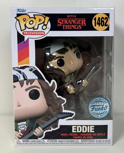 Funko POP! TV: Stranger Things - Hunter Eddie With Guitar - Metallic