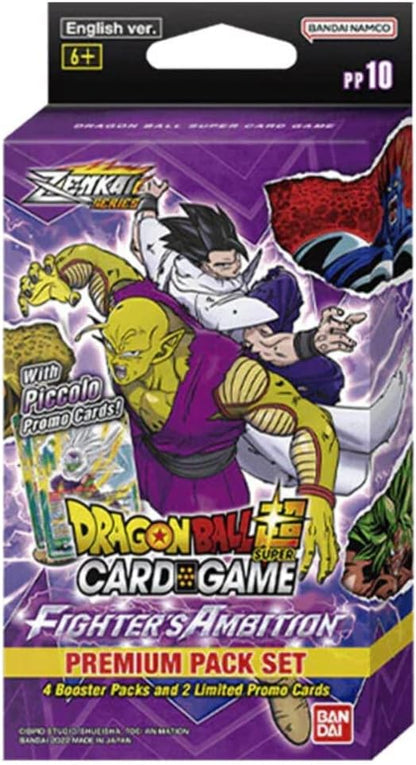 Dragon Ball Super TCG: ZENKAI Series 02 Fighter’S Ambition Premium Pack Set [PP10]