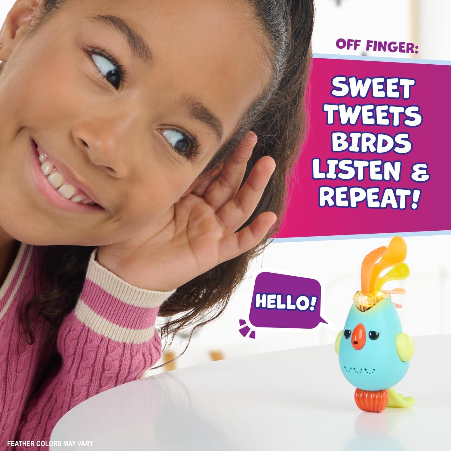 Fingerlings Sweet Tweets Interactive Bird: Lionel