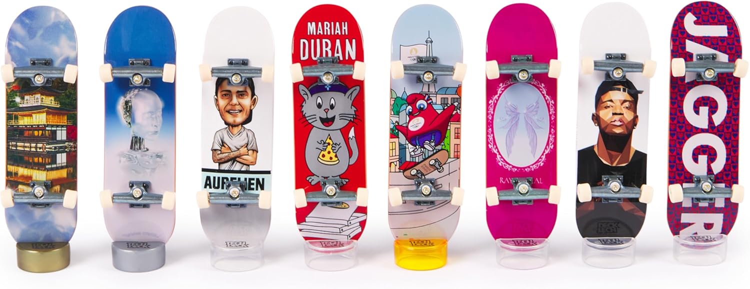 Tech Deck Fingerboards 8 Pack Olympic Games Paris 2024