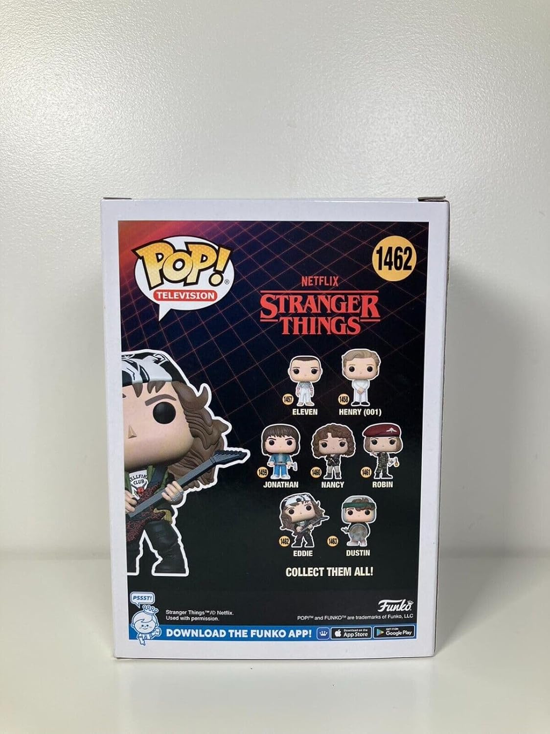 Funko POP! TV: Stranger Things - Hunter Eddie With Guitar - Metallic