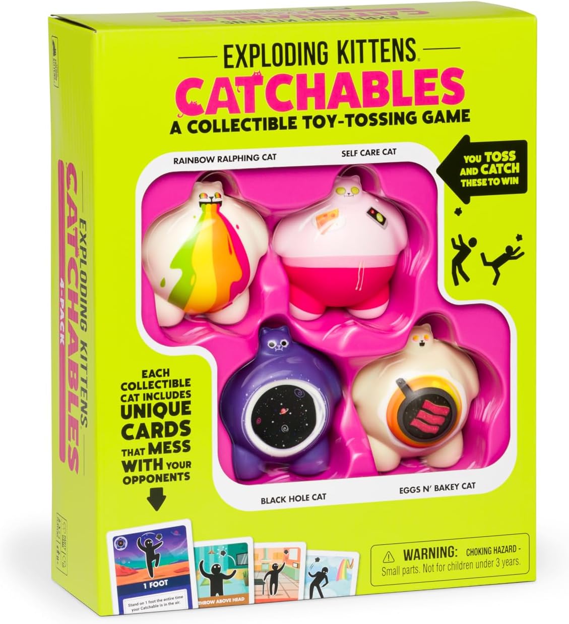 Exploding Kittens Catchables 4-Pack