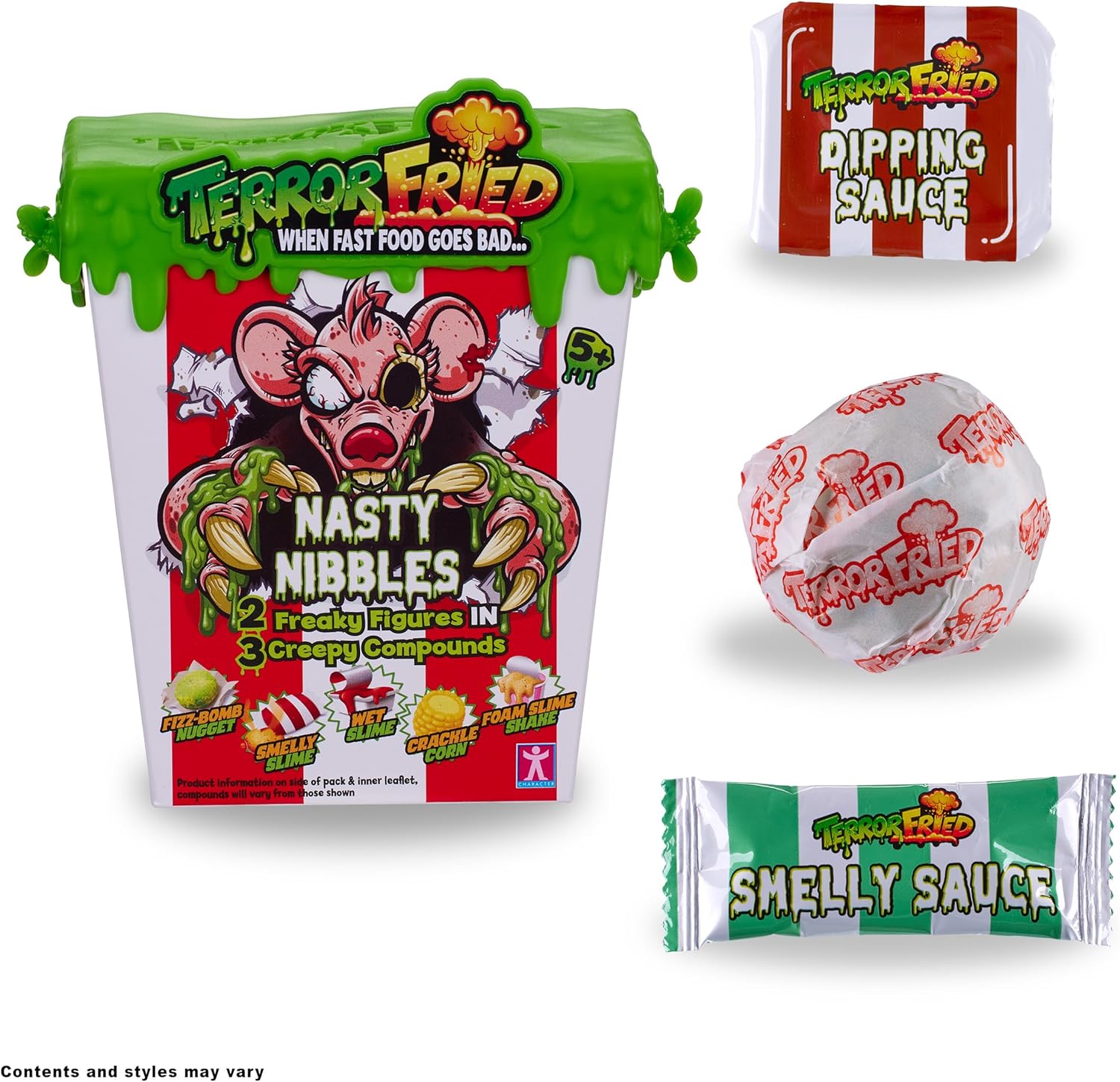 Terror Fried Nasty Nibbles, Gross collectables with slime