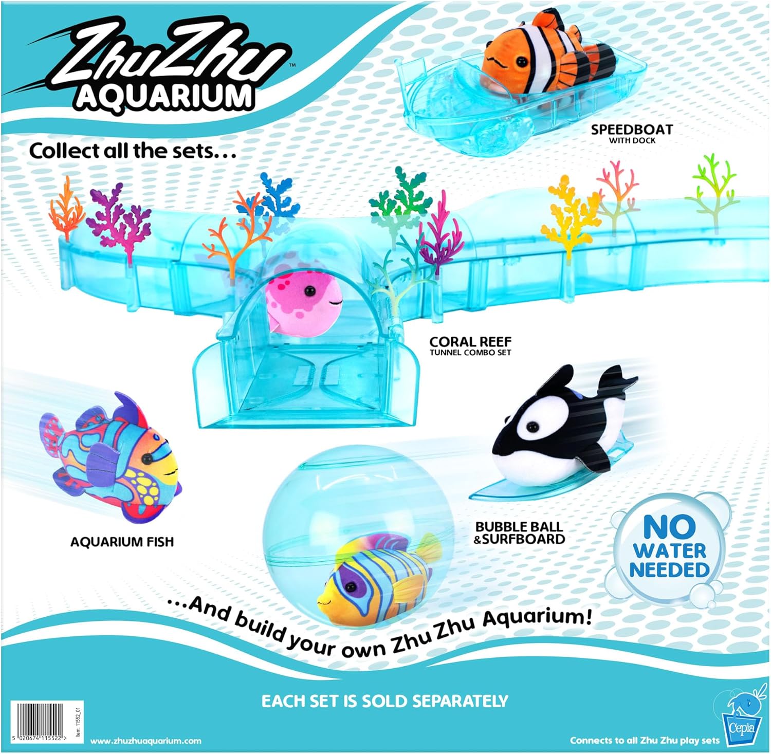 Zhu Zhu Aquarium Figure of 8 Starter Playset