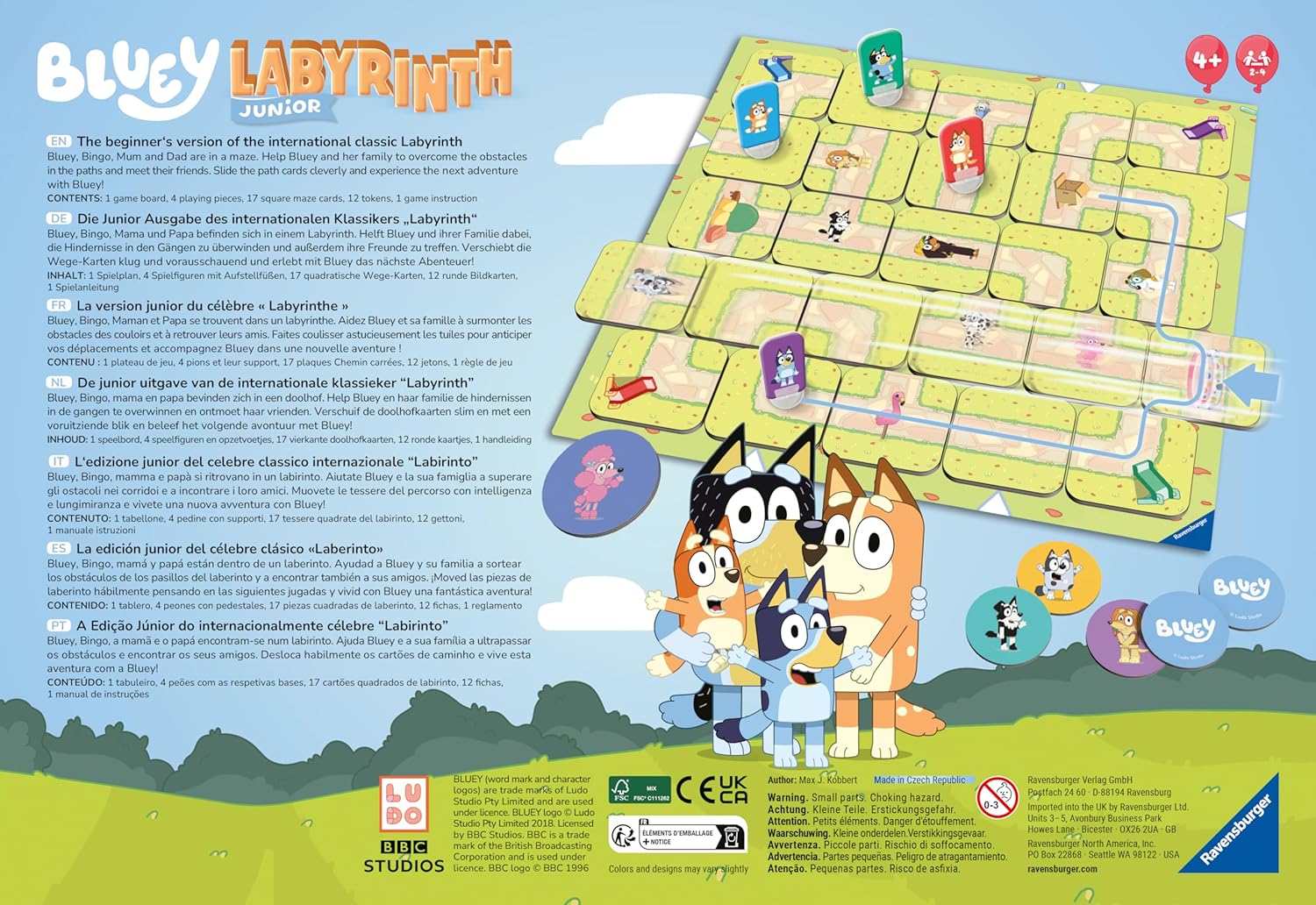Ravensburger Bluey - Labyrinth Junior