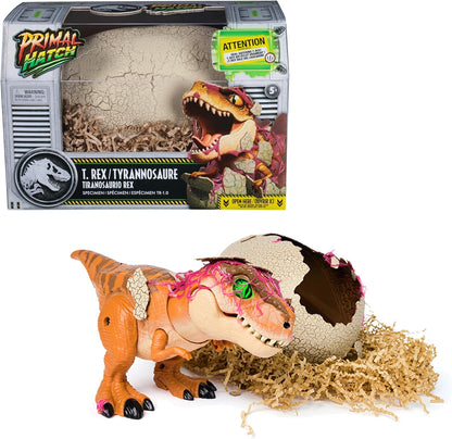 Jurassic World Primal Hatch Interactive Toy Dinosaur & Egg
