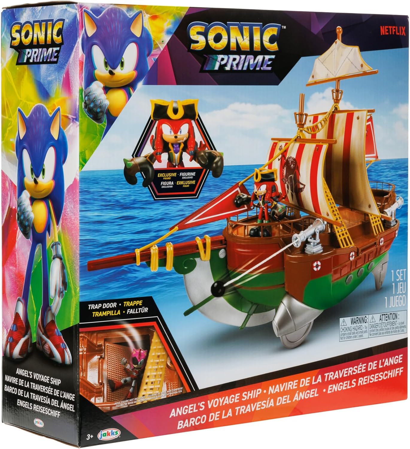 Sonic Prime Playset Angel's Voyage Pirate Ship