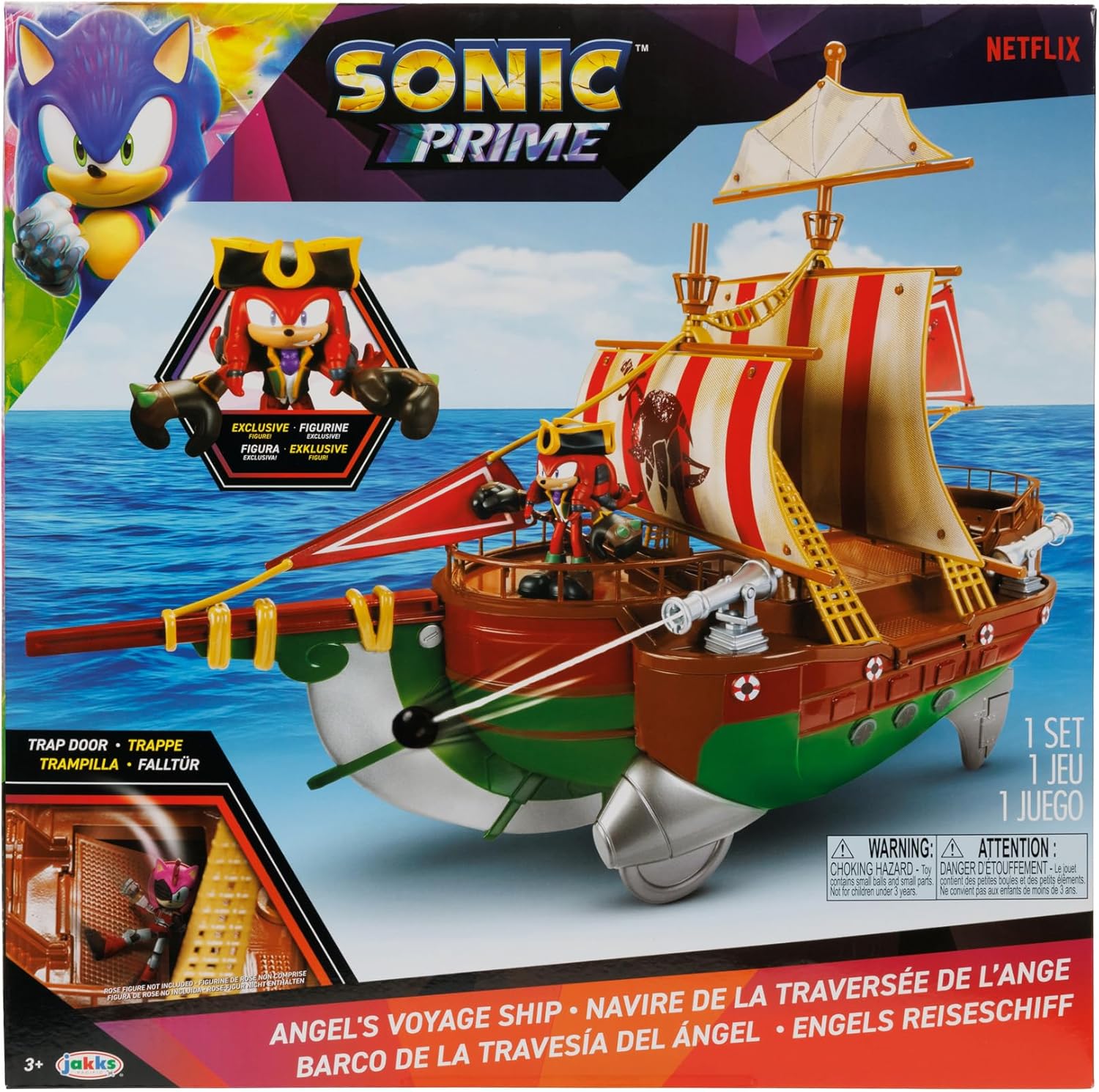Sonic Prime Playset Angel's Voyage Pirate Ship