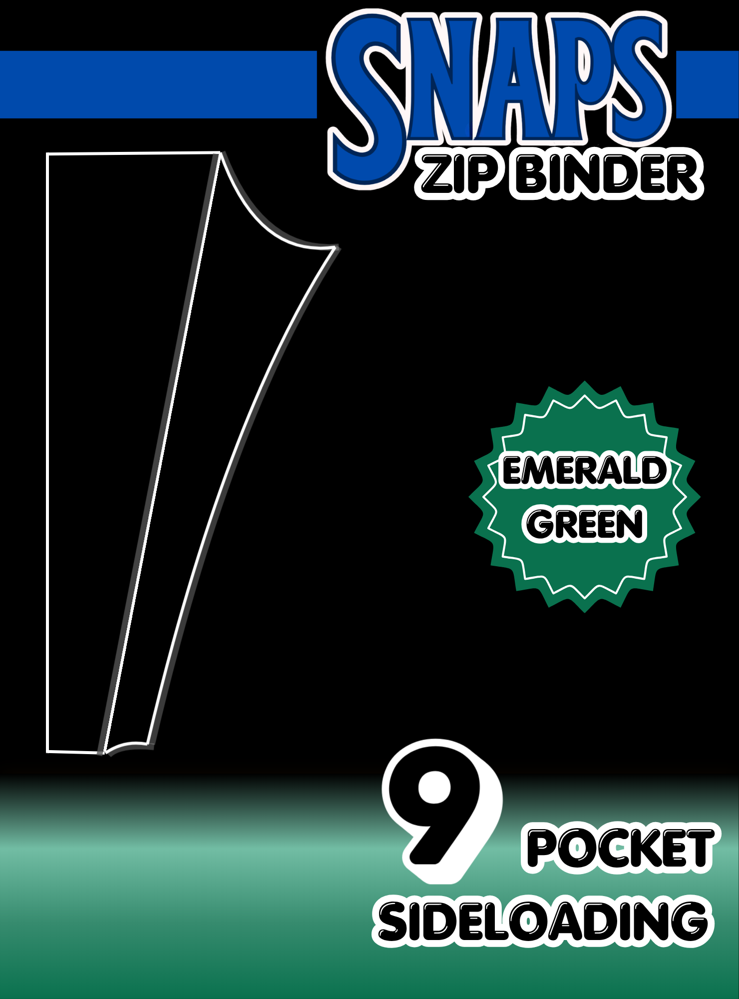 Snaps Premium 9 Pocket Binder