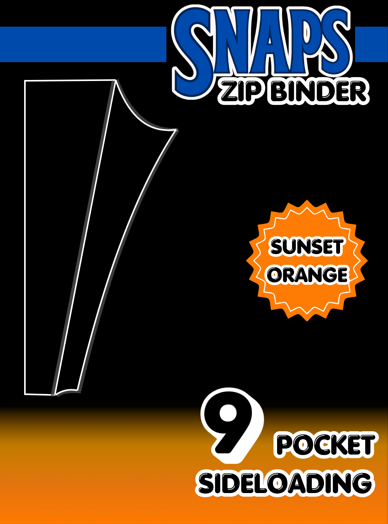 Snaps Premium 9 Pocket Binder
