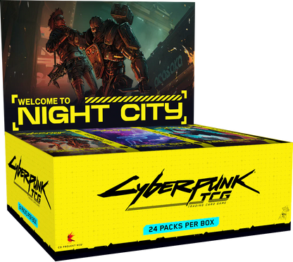 Cyberpunk TCG - Welcome to Night City Retail Booster Display