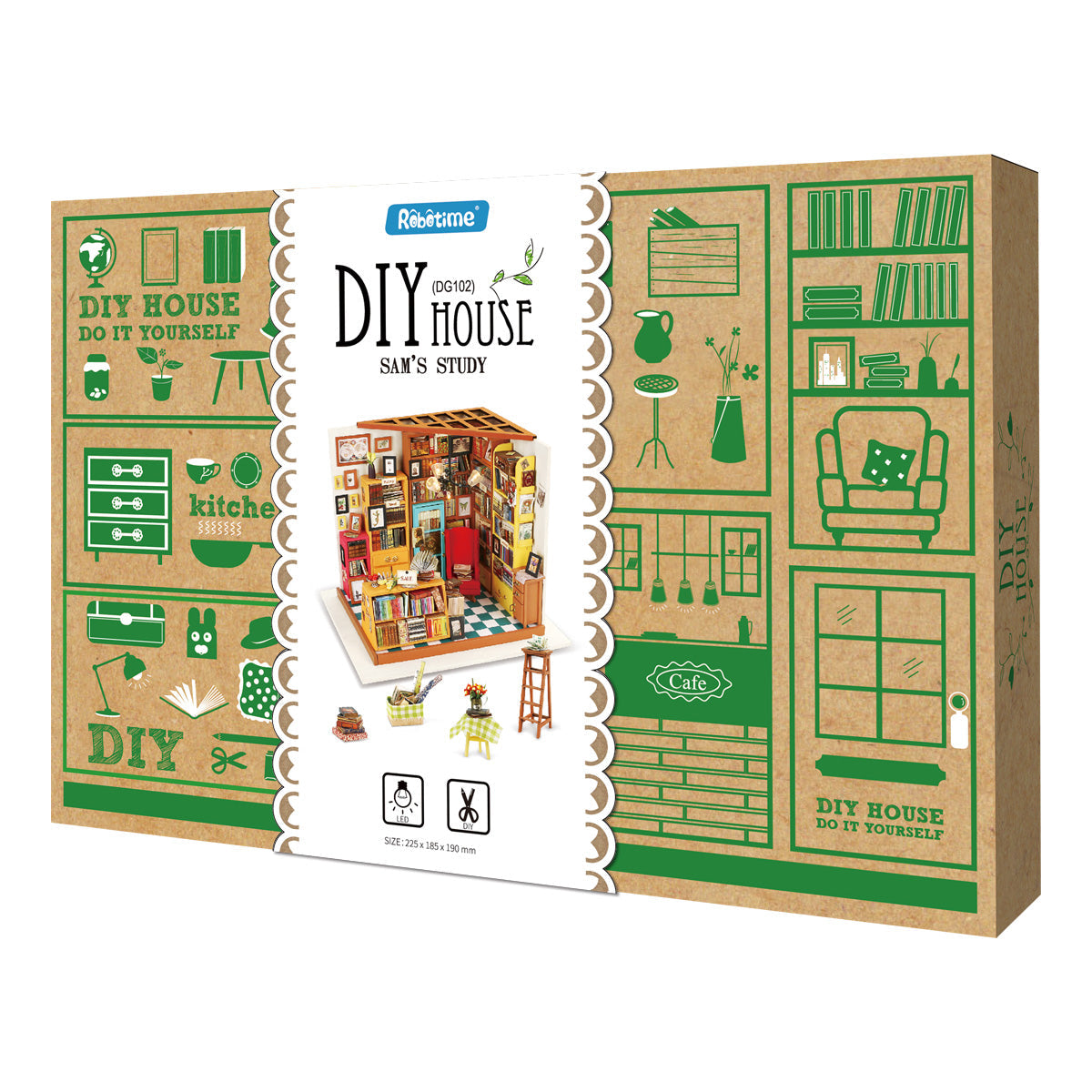 Sam’s Study 3D Wooden Puzzle