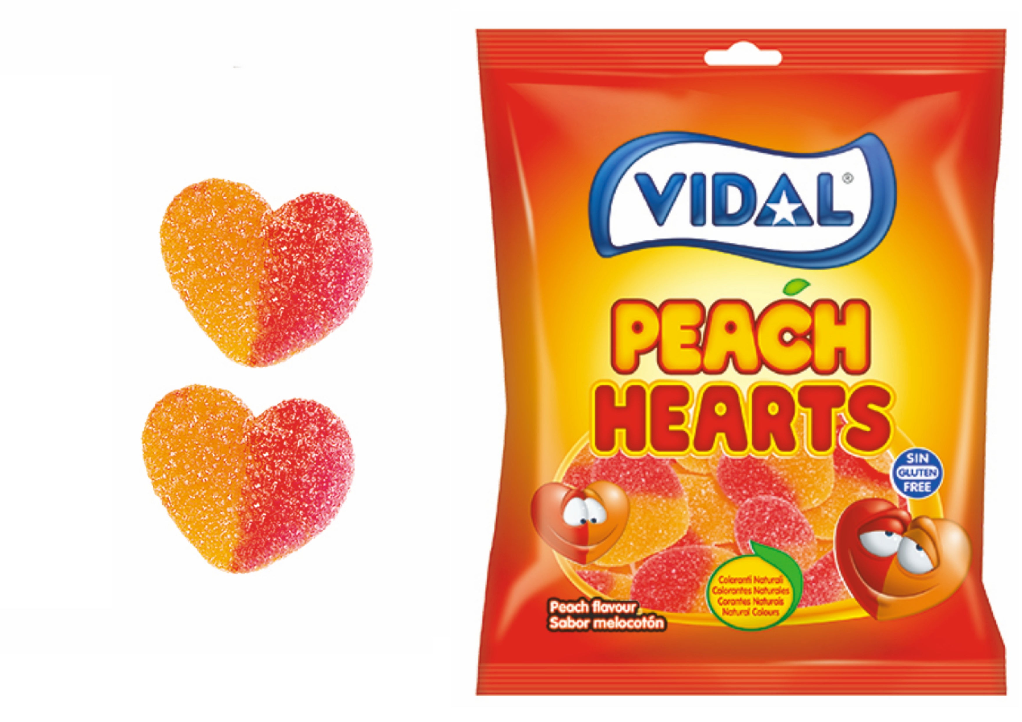 Peach Hearts 90g