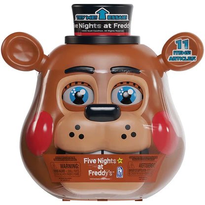 Five Nights at Freddy's Series 3 Toy Freddy Collector Bundle with Plush, Microfigures & Light-Up Case