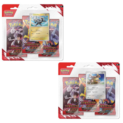 Pokemon TCG: Scarlet & Violet 10 - Destined Rivals - 3-Pack Blister