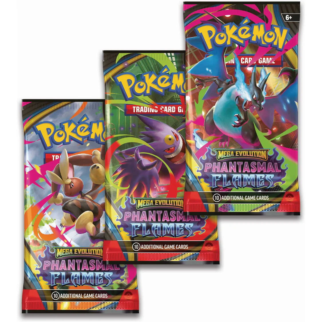 Pokemon TCG: Mega Evolution Phantasmal Flames - 3 Pack