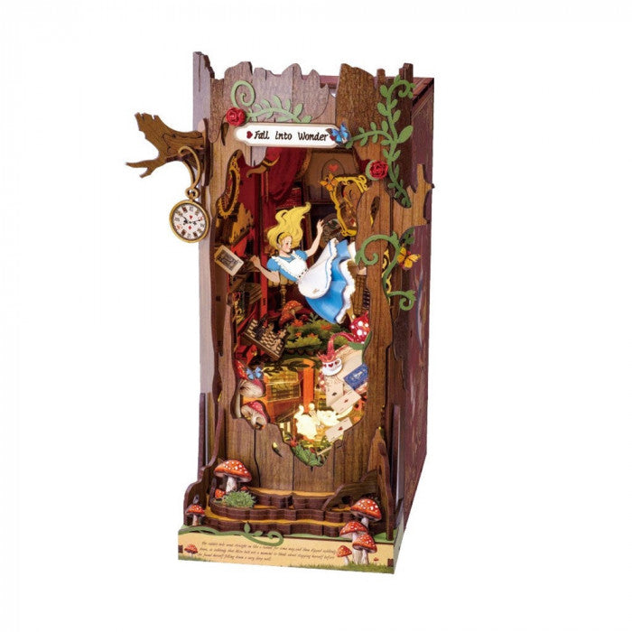 Rolife Book Nook Shelf Insert - Fall into Wonderland