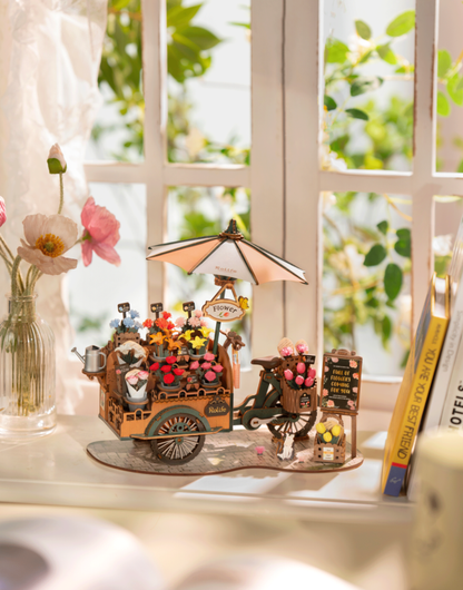 Blossom Cart 3D Wooden Puzzle
