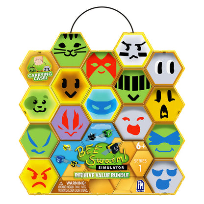 BEE SWARM - Bee Hive Value Bundle (5 Figures & 5 Collectibles, Series 1)
