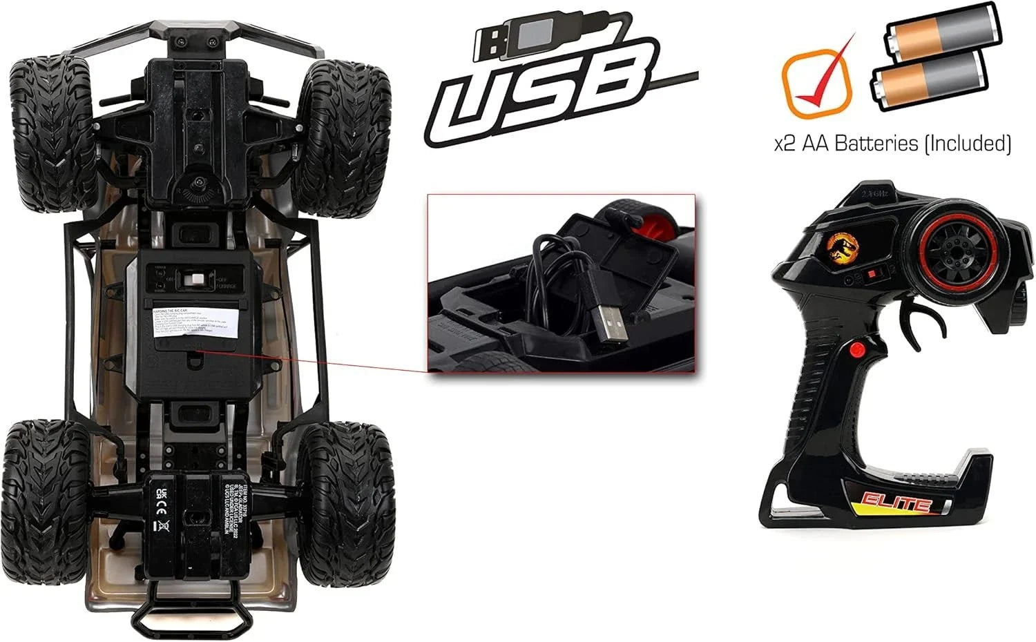 Jurassic World R/C Jeep Gladiator 4X4 1:12